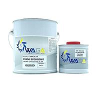 Primer fondo epoxi gris 2,5 kg con catalizador 500 ml para aluminio, acero inoxidable, Leghe - Imprimación Waga Paint Tecniques