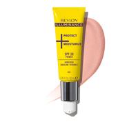 Primer hidratante Revlon Illuminance con FPS 30, primer de maquillaje facial con protector solar, escualano y vitamina E, acabado transparente si