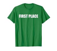 Primer Lugar Camiseta, Hombre, Verde Kelly, XL