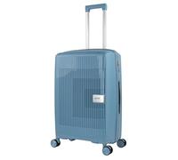PRIMER - Maleta Mediana con 4 Ruedas Giratorias para Viajes Largos Tipo Trolley. Ideal como Maletas de Viaje Grandes 23 Kilos y Maleta Viaje Mediana Resistentes, Celeste