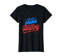 Primer Nombre Diana Apellido Amazing Funny Diana Saying Camiseta gráfica económica, Mujer, Negro, XL