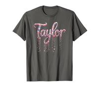 Primer Nombre Taylor Personalizado Girl Party Mom I Love Sister Camiseta
