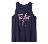 Primer Nombre Taylor Personalizado Girl Party Mom I Love Sister Camiseta sin Mangas