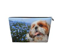 Primer Plano de Shih Tzu, Bolsa de artículos de tocador Bolsa de Maquillaje Bolsa de cosméticos Bolsa de artículos de tocador de Viaje portátil