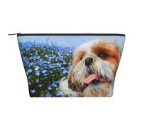 Primer Plano de Shih Tzu, Bolsa de artículos de tocador Bolsa de Maquillaje Bolsa de cosméticos Bolsa de artículos de tocador de Viaje portátil