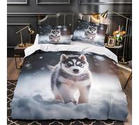 Primer plano de una oveja Funda de Edredón Cremallera Oculta Microfibra Suave 3 Piezas Diseño 3D con Fundas de Almohada Lavables Pastoral de la naturaleza Funda Edredon for familia King（220x240cm）