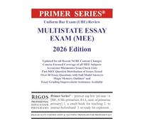 Primer Series Uniform Bar Exam (UBE) Review Multistate Essay Exam (MEE) 2026 Edition (Rigos UBE 2026 Book Series)