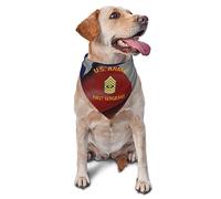 Primer Veteran De EE. UU. Baberos Perros Ajustable Bandana Perros Lavable Bandanas Perro para Cachorros Accesorios Gatos