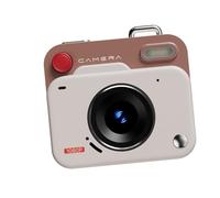 Primera cámara para niños con capacidad de 80 momentos, cubierta automática, modo de video, diseño compacto para exploración al aire libre, cámara escolar compacta