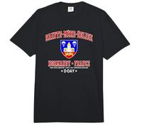 Primera Ciudad de Sainte-Mère-Église liberada el día D Comfort Colors Adult Heavyweight T-Shirt