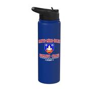 Primera ciudad de Sainte-Mère-Église liberada el día D Stainless Steel Insulated Water Bottle