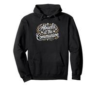 Primera Comunion Abuela Catolica Familia Hito Fe Sudadera con Capucha