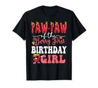Primera cumpleañera de Pawpaw of Berry Sweet One Strawberry Camiseta