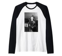 Primera Dama Jacqueline Kennedy Onassis por Michael Grecco Camiseta Manga Raglan