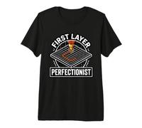 Primera Divertida Capa perfeccionista 3D impresión Maker Nerd Hobby Camiseta Premium
