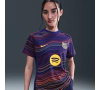 Primera equipación Academy Pro FC Barcelona Camiseta de fútbol de manga corta para antes del partido Nike Dri-FIT - Mujer - Azul S (EU 36-38)