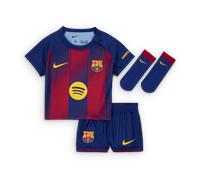 Primera equipación Stadium FC Barcelona 2025/26 Equipación de tres piezas de fútbol Replica Nike - Bebé e infantil - Azul 3-6M