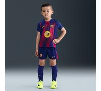 Primera equipación Stadium FC Barcelona 2025/26 Equipación de tres piezas Replica Nike Football - Niño/a pequeño/a - Azul XS