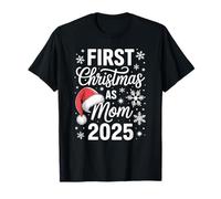 Primera Navidad como mamá 2025 Nueva mamá 2025 Camiseta