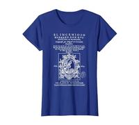 Primera Portada Don Quijote La Mancha Miguel de Cervantes Camiseta, Mujer, Azul Real, L