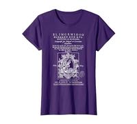 Primera Portada Don Quijote La Mancha Miguel de Cervantes Camiseta, Mujer, Morado, S