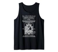 Primera Portada Don Quijote La Mancha Miguel de Cervantes Camiseta sin Mangas