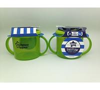 Primera taza Tommee Tippee, color verde (pack de 2)