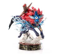 Primeras 4 figuras Okami Oki (forma de lobo) Estatua coleccionable de PVC de 9 p