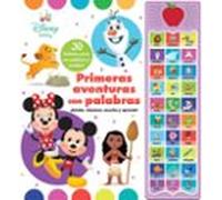 PRIMERAS AVENTURAS CON PALABRAS. DISNEY BABY. 30 BOTONES CON VOZ Y SONIDOS (APPLE SOUND BOOK)