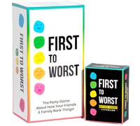 Primero a peor juego de fiesta + despus del set de expansin oscura: el juego de cartas sobre cmo sus amigos y familiares clasifican las cosas: jue
