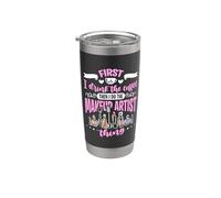Primero bebo el café y luego me encanta el artista de maquillaje cosmético Vaso térmico de acero inoxidable de doble pared