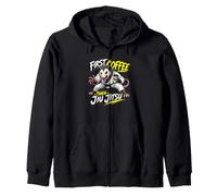 Primero Café, Luego Jiu-Jitsu: Café Y Lucha Cuerpo A Cuerpo Sudadera con Capucha