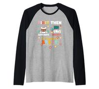 Primero cafeína y Luego educar Estoy ganando un Maestro de Descanso Camiseta Manga Raglan