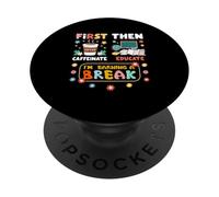 Primero cafeína y Luego educar Estoy ganando un Maestro de Descanso PopSockets PopGrip Adhesivo