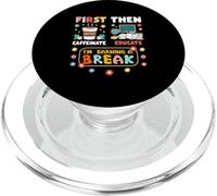 Primero cafeína y Luego educar Estoy ganando un Maestro de Descanso PopSockets PopGrip para MagSafe