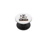 Primero El Café, Luego El Jiu-Jitsu: Café Y Jiu-Jitsu PopSockets PopGrip Adhesivo