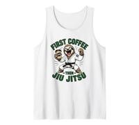 Primero El Café, Luego El Jiu-Jitsu - Jiu-Jitsu BJJ Café Camiseta sin Mangas
