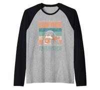 Primero El Café Y Luego La Antártida Continente Antártida Camiseta Manga Raglan