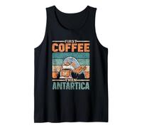 Primero El Café Y Luego La Antártida Continente Antártida Camiseta sin Mangas