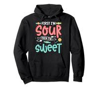 Primero Estoy amargado, Luego Soy Dulce Funny Candy Patch Sweet Kids Sudadera con Capucha
