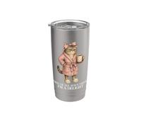 Primero que nada Jesús piensa que soy una delicia Cat Coffee Christian Vaso térmico de acero inoxidable de doble pared