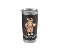 Primero que nada Jesús piensa que soy una delicia Cat Coffee Christian Vaso térmico de acero inoxidable de doble pared