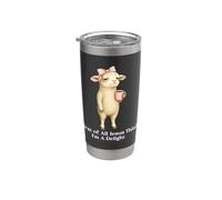Primero que nada Jesús piensa que soy una delicia cordero café Meme Vaso térmico de acero inoxidable de doble pared