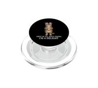 Primero Que Nada Jesús Piensa Que Soy una Delicia Gato Café Humor PopSockets PopGrip para MagSafe
