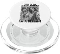 Primero Que Nada Jesús Piensa Que Soy una Delicia Selfie PopSockets PopGrip para MagSafe