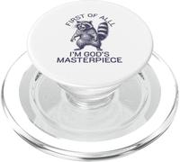 Primero Que Nada Soy la Obra Maestra de Dios Mapache PopSockets PopGrip para MagSafe