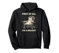 Primero Que Nada Soy Un Gato Delicioso Sarcasmo Humor Chistes Sudadera con Capucha