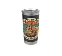 Primero Que Nada Soy Una Delicia Armadillo Vaso térmico de acero inoxidable de doble pared