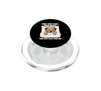 Primero te roban el corazón - Mamá de Perros Amante del Border Terrier PopSockets PopGrip para MagSafe
