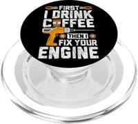 Primero tomo café y Luego arreglo tu Motor PopSockets PopGrip para MagSafe